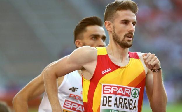 Álvaro de Arriba, durante las semifinales. 