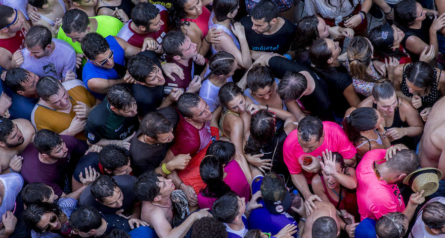 Es uno de los momentos más esperados de las fiestas de Peñafiel. El tradicional chúndara que todas las tardes al filo de las 17 h recorre las calles de la localidad