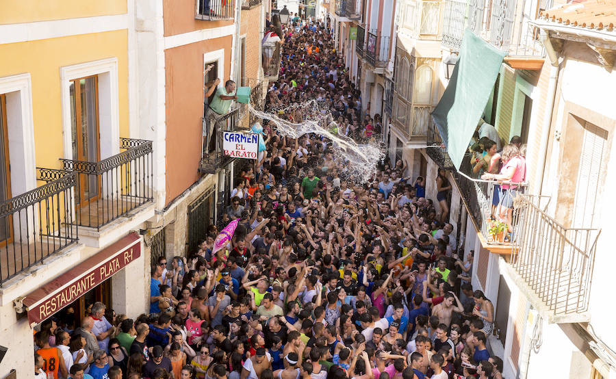 Es uno de los momentos más esperados de las fiestas de Peñafiel. El tradicional chúndara que todas las tardes al filo de las 17 h recorre las calles de la localidad