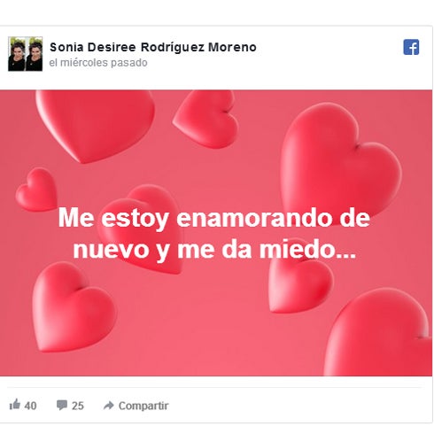 El último mensaje de Desireé. 