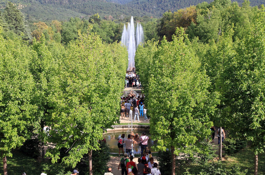 Fotos: Juegos de agua en el Palacio Real de La Granja