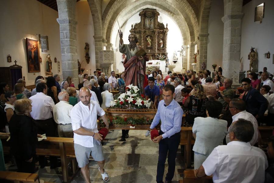 El municipio salmantino clausuró los actos en honor al patrón con una comida popular, un cuentacuentos infantil y una animada verbena