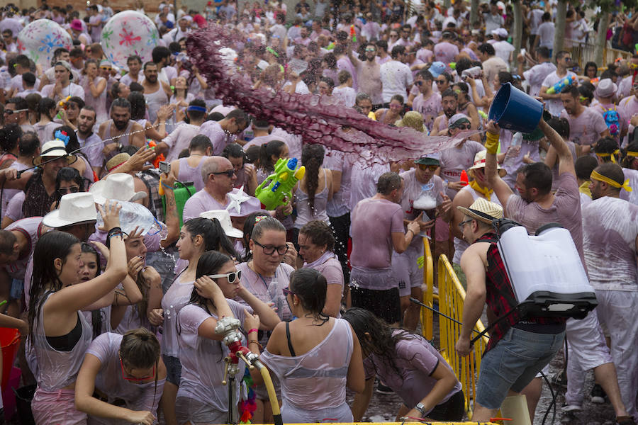 Fotos: Celebración de la guerra con vino en Toro