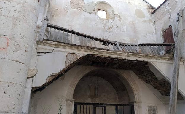 Imagen principal - Estado actual de la Iglesia de Fuentes de Cuéllar