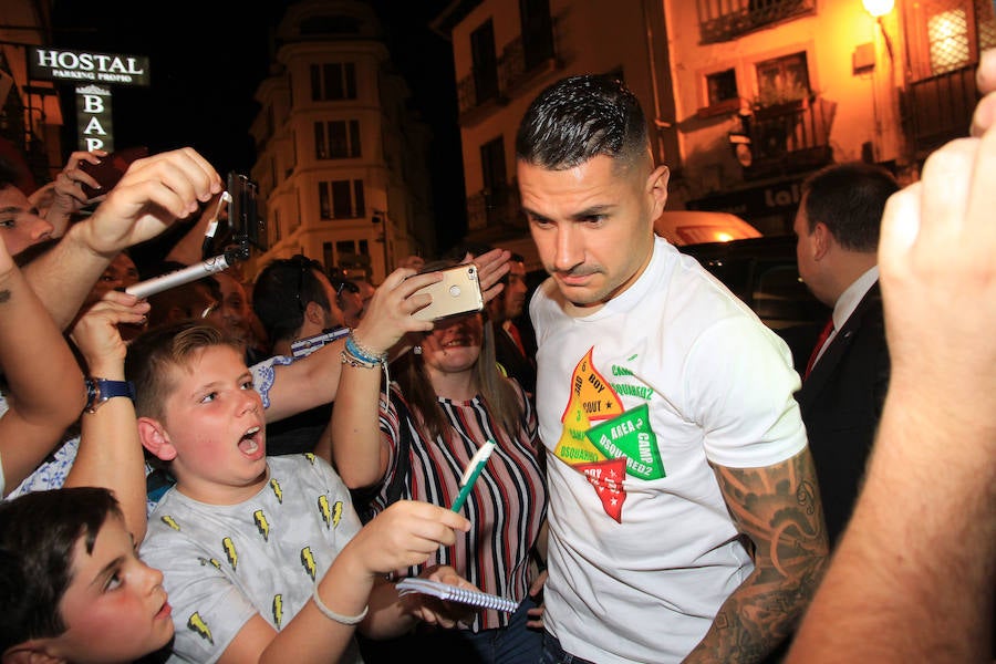 Fotos: El Atlético de Madrid en Segovia