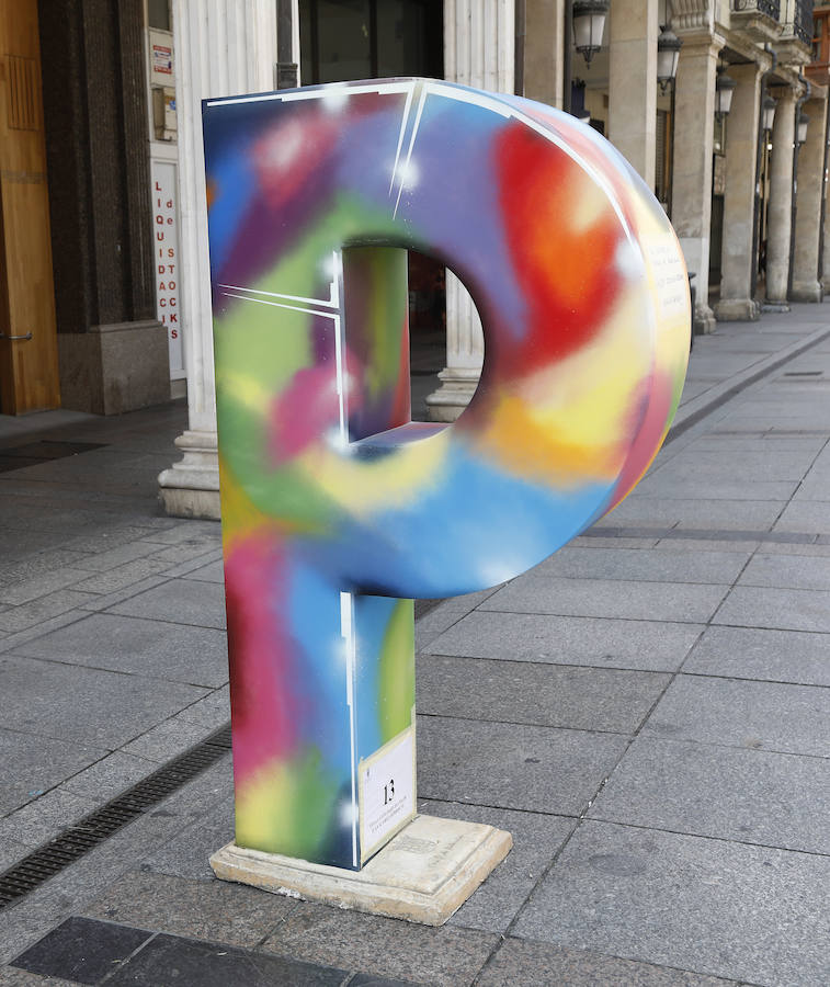 La obra dedicada al Puentecillas realizada por Antón Urreisti se ha llevado el primer premio del concurso 'Palencia con P', valorado con 2.000 euros