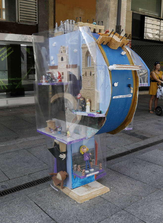 La obra dedicada al Puentecillas realizada por Antón Urreisti se ha llevado el primer premio del concurso 'Palencia con P', valorado con 2.000 euros