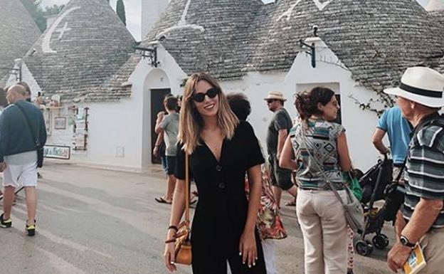 Edurne en Alberobello. 