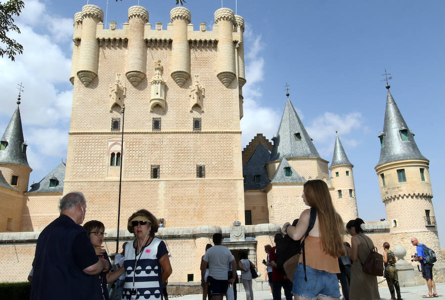 Fotos: El Alcázar de Segovia consigue el mejor agosto de su historia
