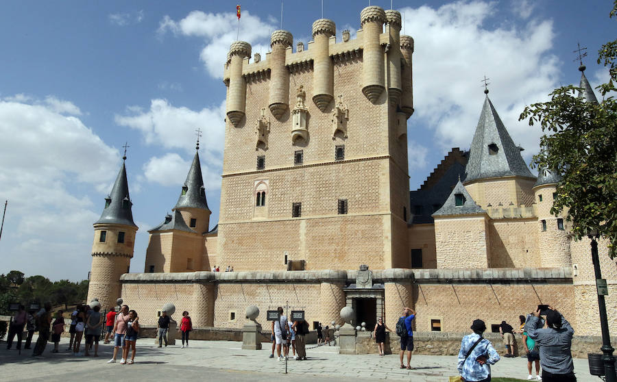 Fotos: El Alcázar de Segovia consigue el mejor agosto de su historia