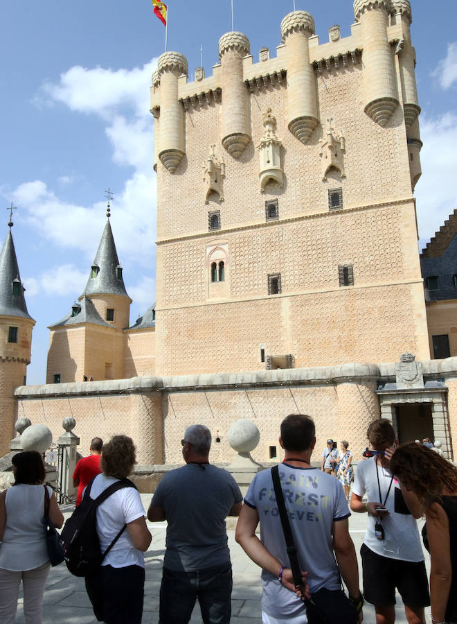 Fotos: El Alcázar de Segovia consigue el mejor agosto de su historia