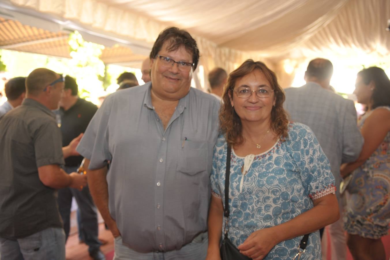 Francisco de la Fuente y Raquel Cuesta, del Teatro Cervantes.