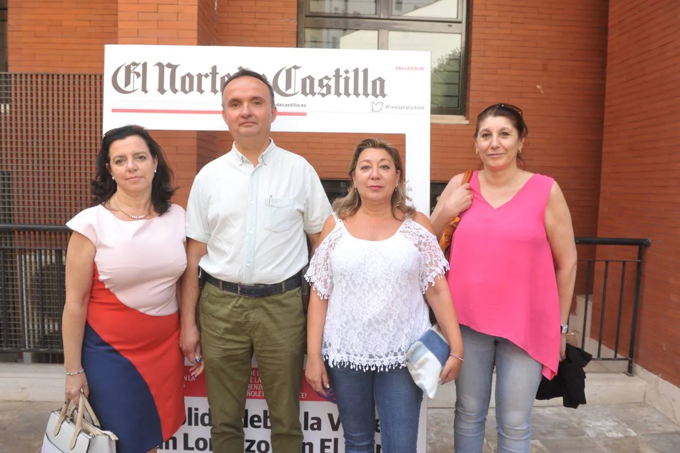 Elena Salas, Josué Santiago (Reantel), Henar Gallego y Rosa Sierra (Apoyo Familiar).