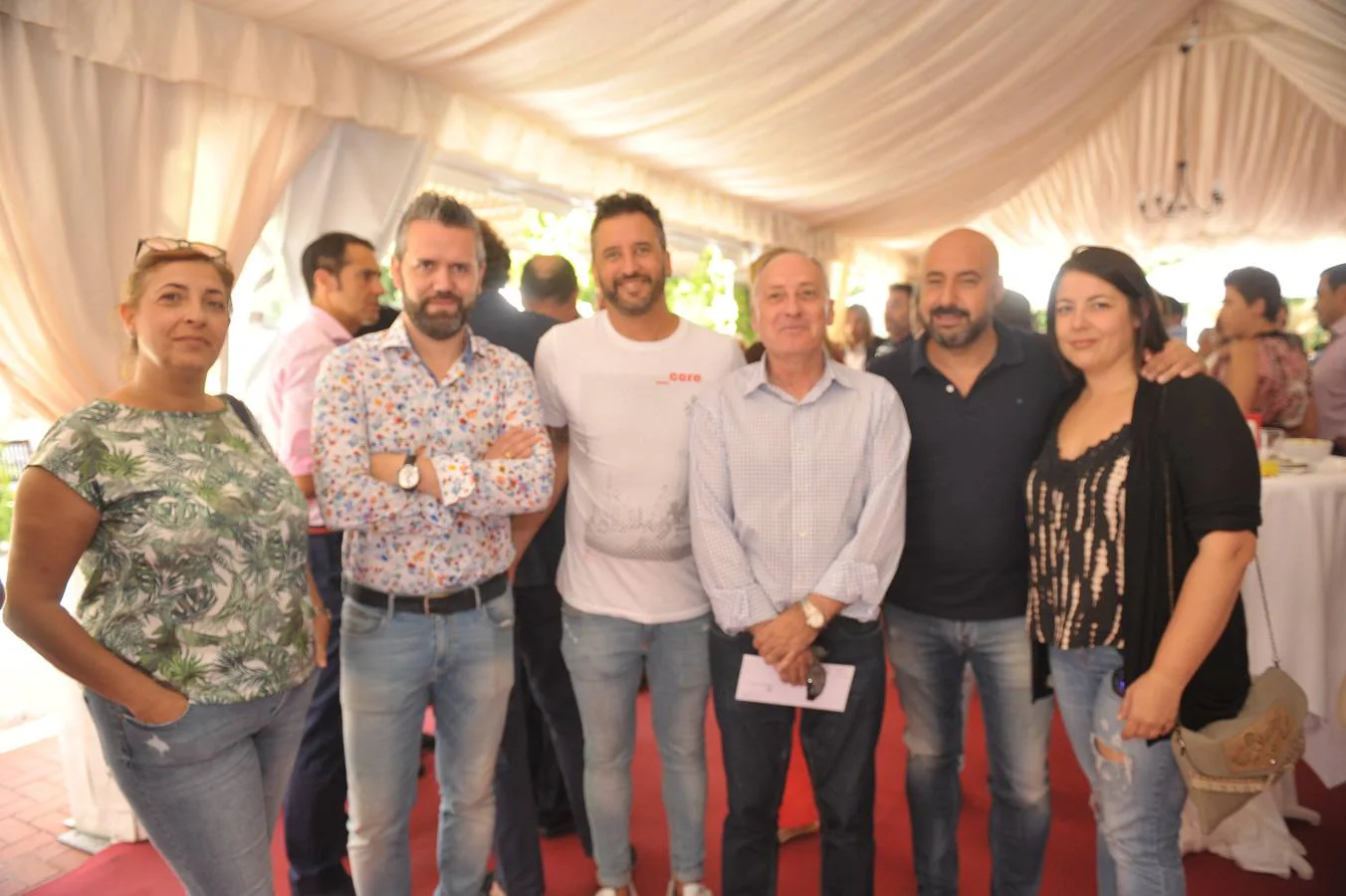 Parte de la directiva de UGT. Nuria Pérez, Raúl Santaeufemia, Antonio Guerra, Faustino Temprano, Óscar Lobo y Ana Martín.
