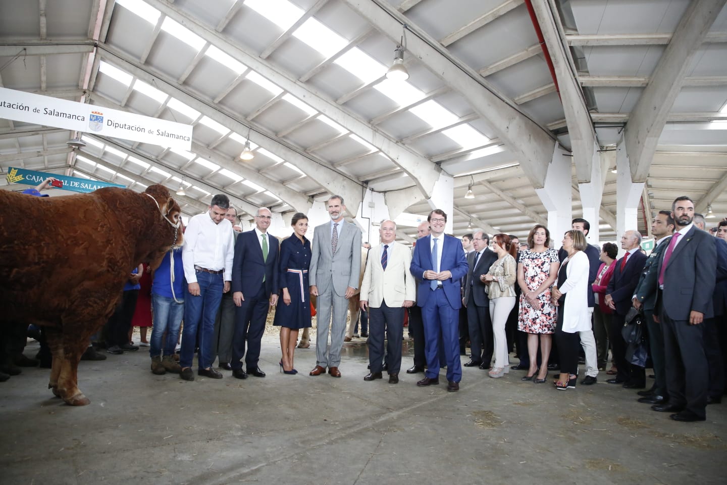 Fotos: Visita de los Reyes a la Feria Agropecuaria de Salamanca