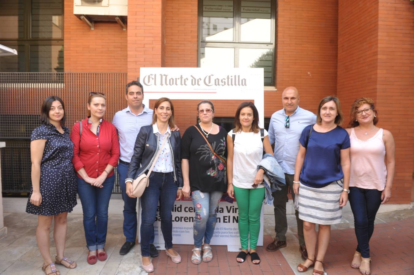 De Remax Pisuerga, Pilar Martín, Paloma Herguedas, Guillermo del Barrio, Mercedes del Barrio, Salomé Paramio, Ana Pérez, Jorge Maza, Susana Yagüe y Eliazar Guadilla.