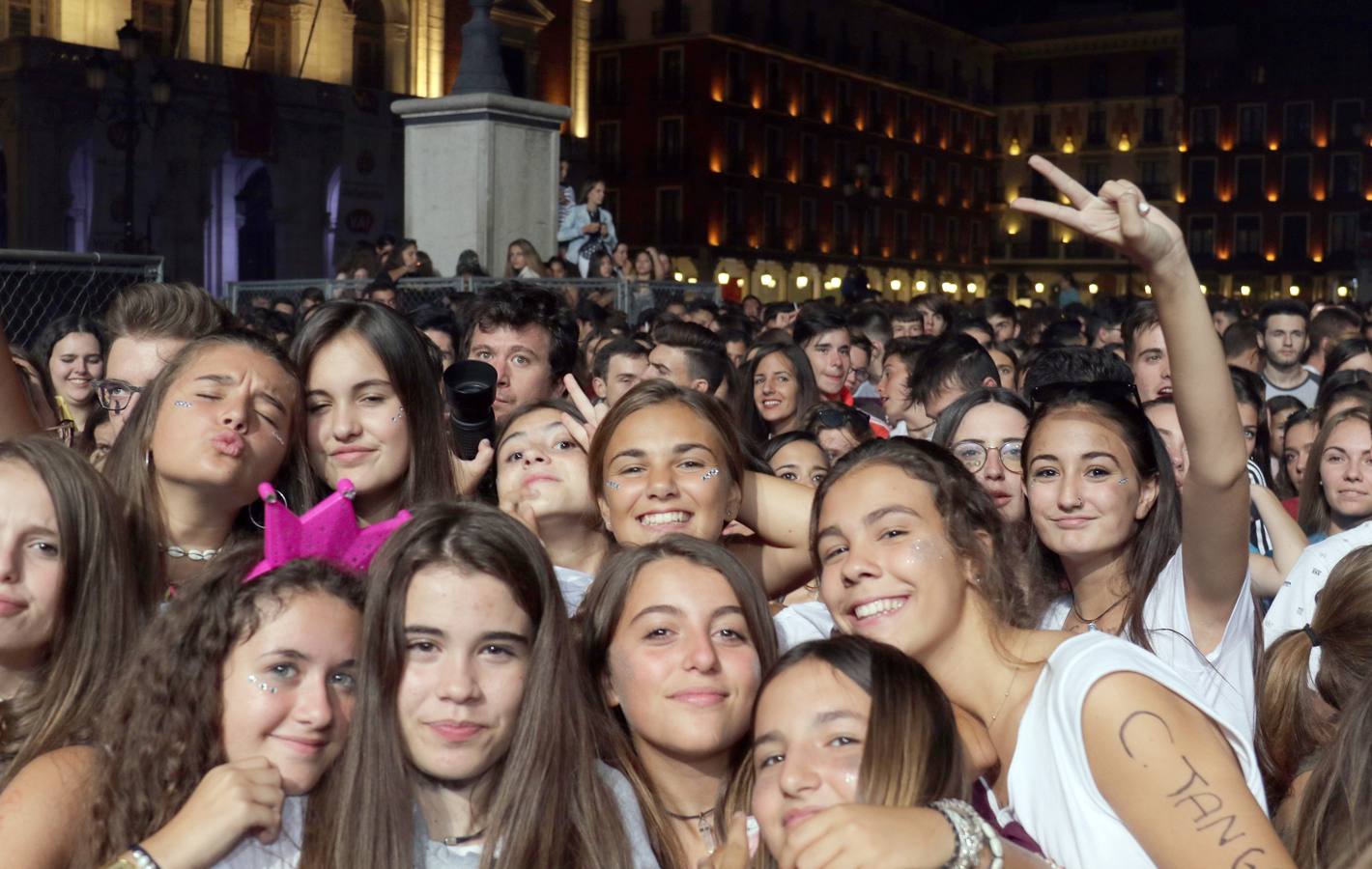 Concierto de C. Tangana en la Plaza Mayor.