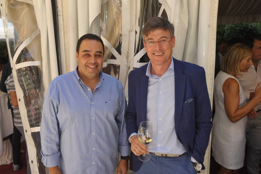 Javier Calleja, de El Norte, y Enrique Marijuán, de Repsol.