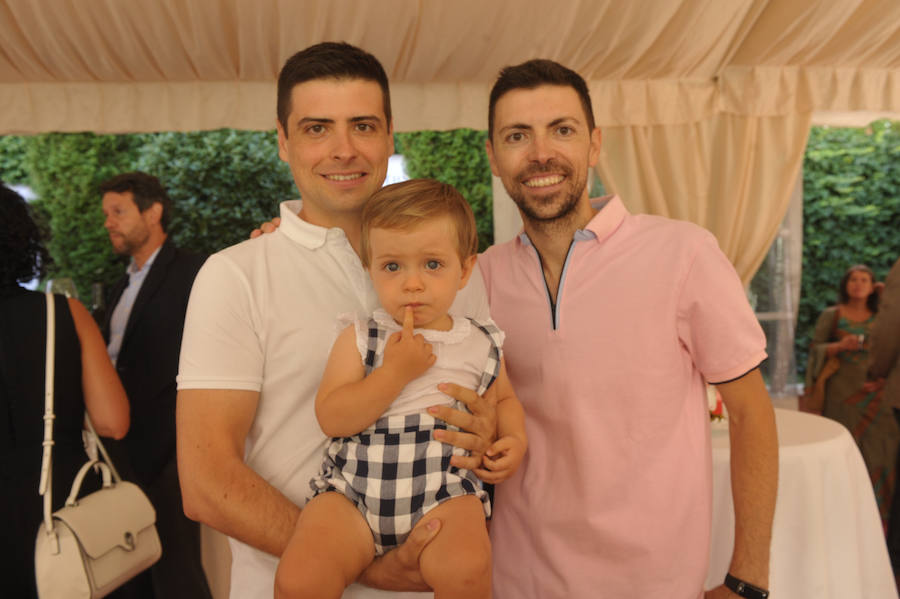 Ernesto Terrón (Alta Costura), Jorge Terrón y el pequeño Jorge.