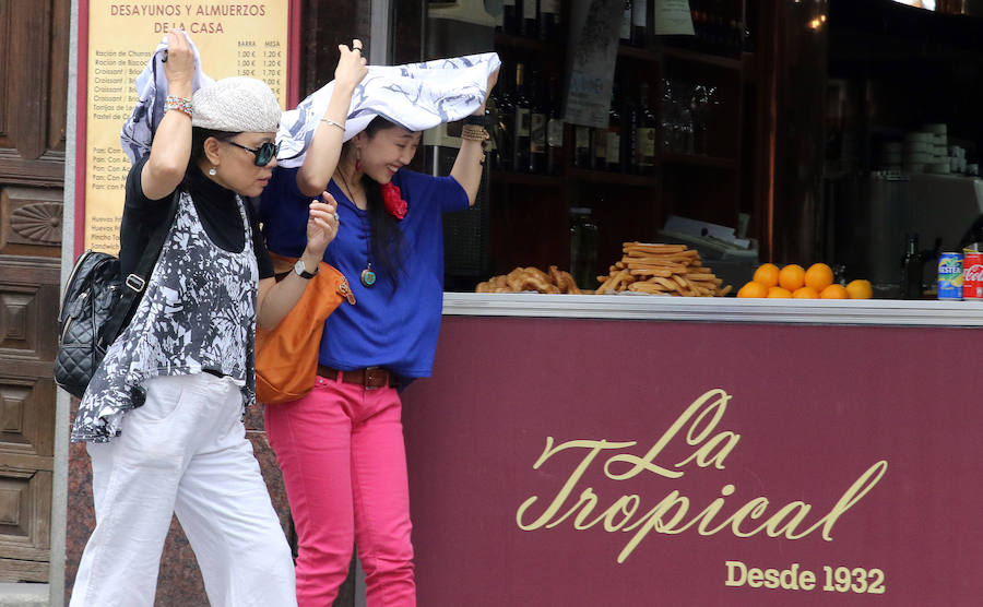 Fotos: Jornada pasada por agua en Segovia
