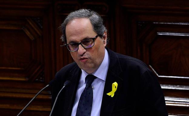 Torra: «Cataluña no necesita tantos policías y sí más infraestructuras»