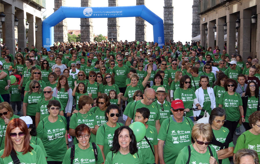Fotos: V Marcha contra el Cáncer en Segovia