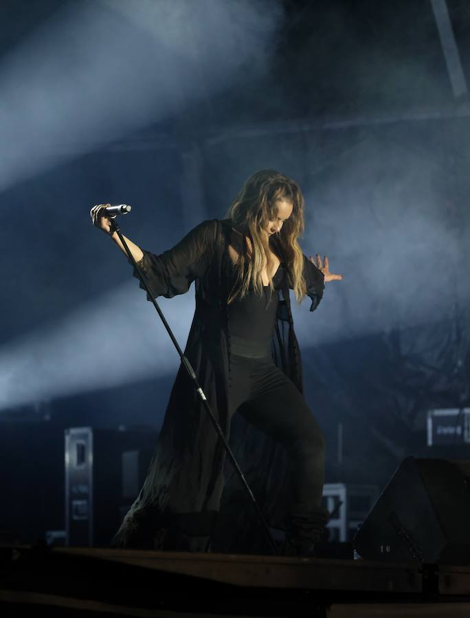 Fotos: Concierto de Chenoa en la Plaza Mayor de Valladolid durante las Fiestas de la Virgen de San Lorenzo 2018