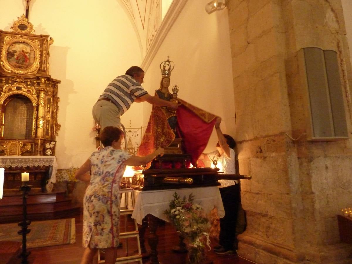 Fotos: Procesión de Mucientes a su Virgen de la Vega