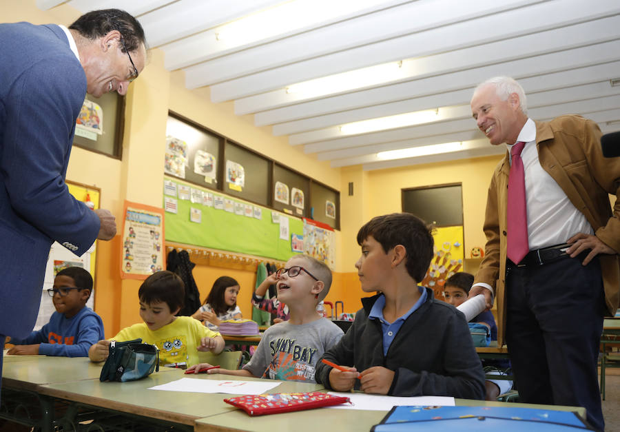 Fotos: Inicio del curso escolar en el colegio Ramón Carande de Palencia