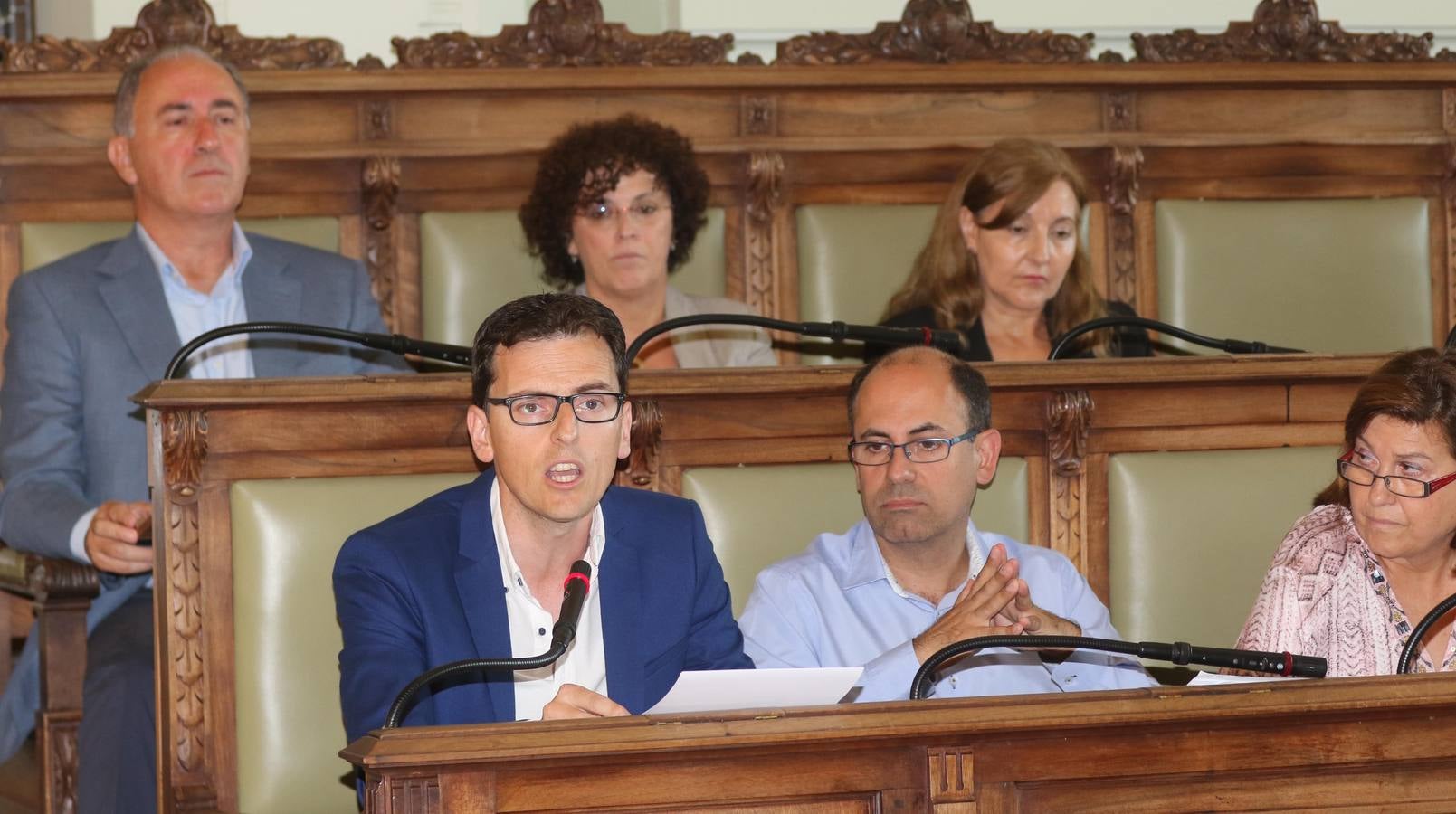 Fotos: Pleno en el Ayuntamiento de Valladolid