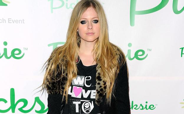 La cantante Avril Lavigne. 