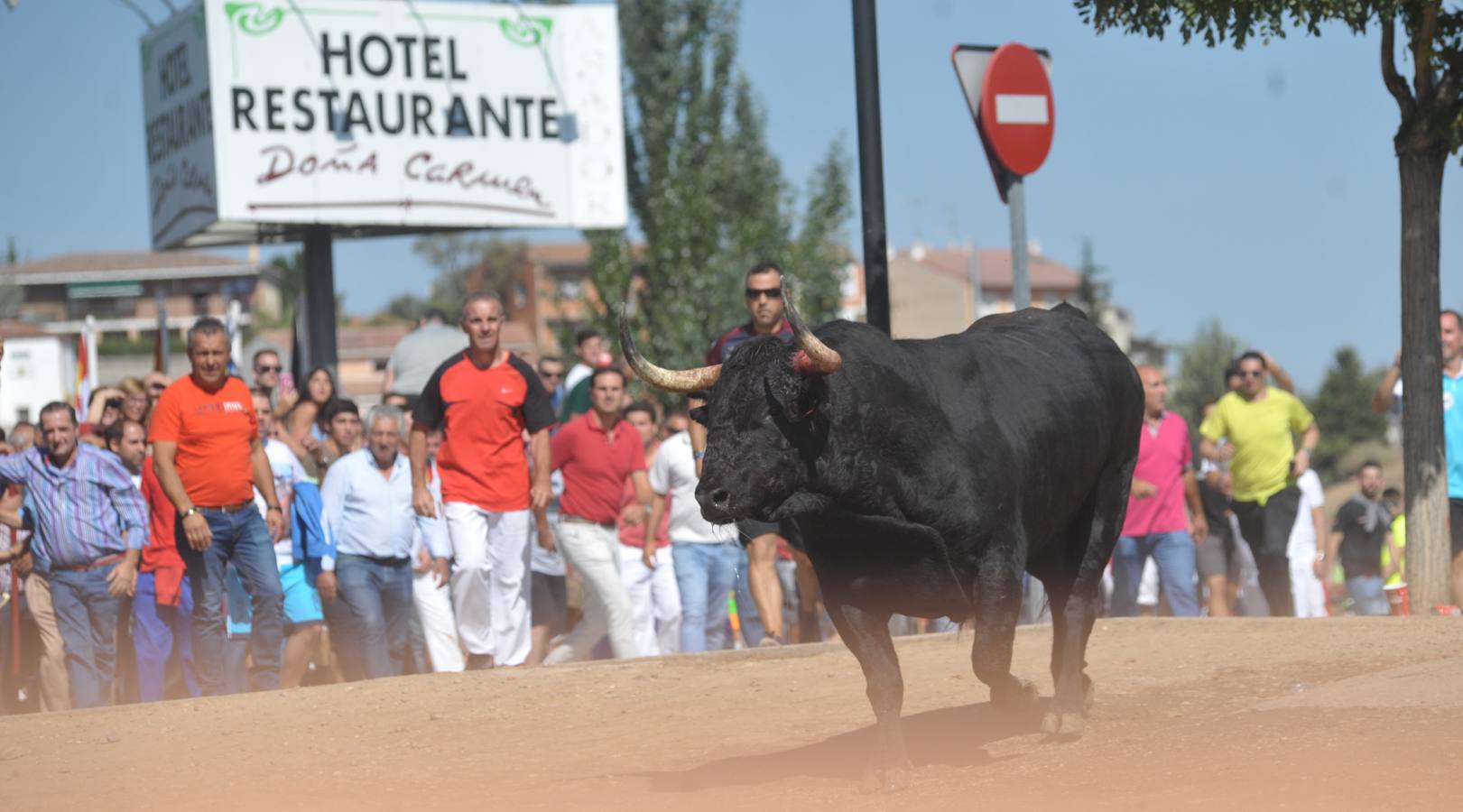 Dos personas han resultado heridas, al parecer uno con una posible cornada en la pierna