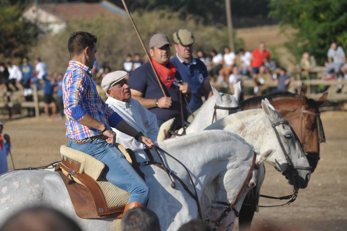 Dos personas han resultado heridas, al parecer uno con una posible cornada en la pierna