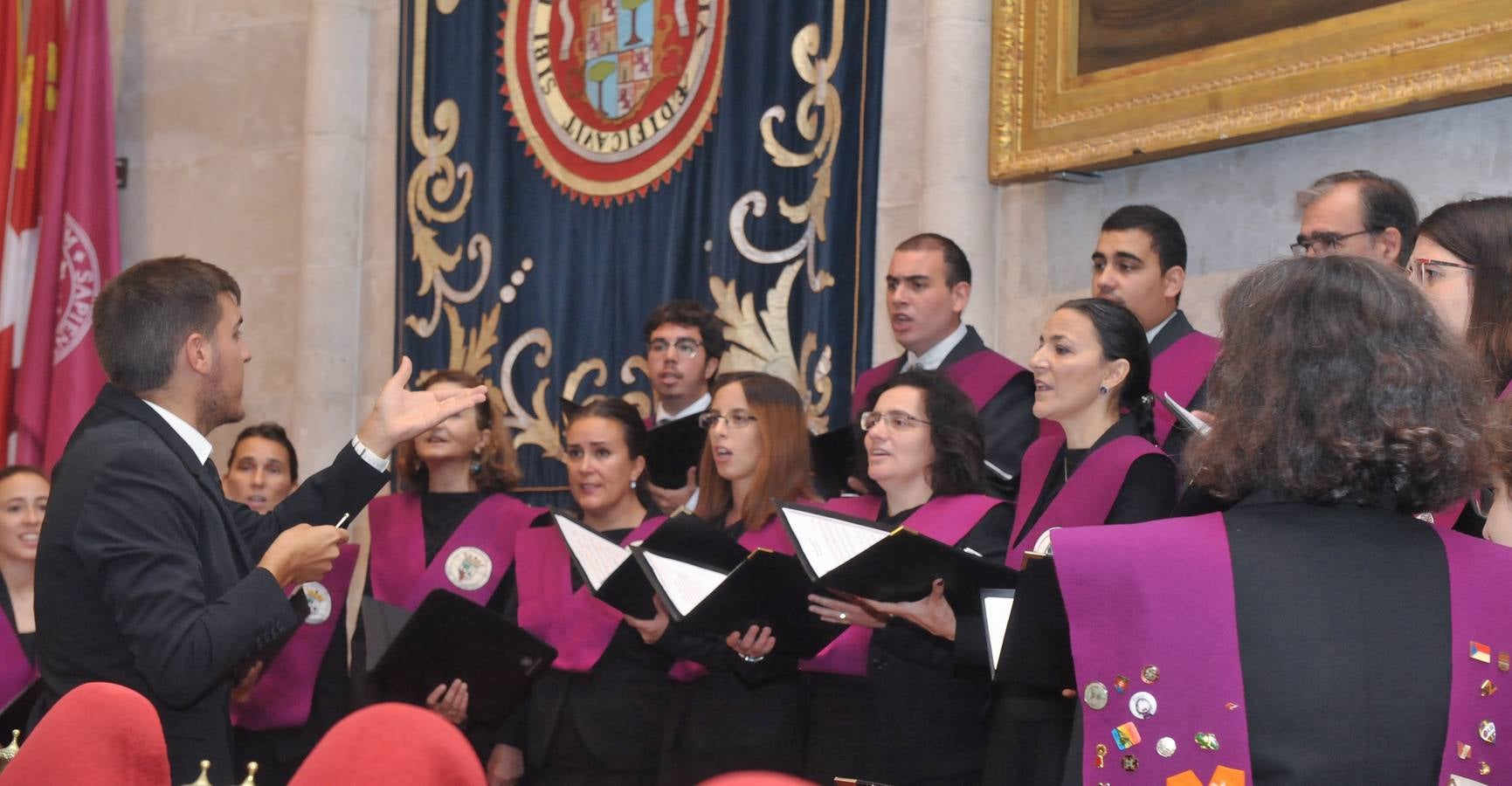 En su discurso, el rector Antonio Largo ha destacado el esfuerzo realizado por la universidad vallisoletana en materia de transparencia