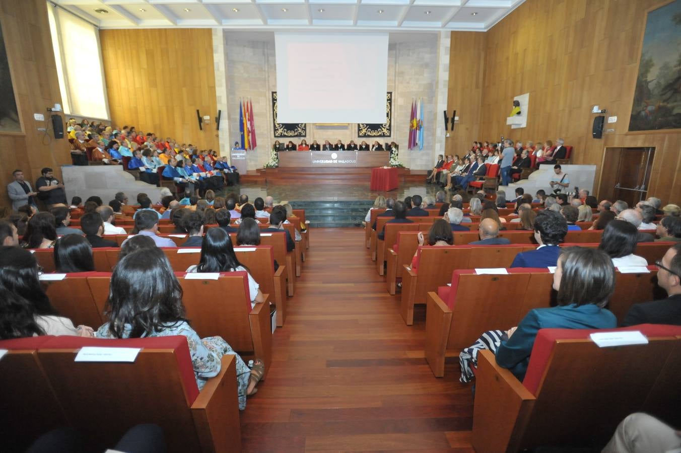 En su discurso, el rector Antonio Largo ha destacado el esfuerzo realizado por la universidad vallisoletana en materia de transparencia