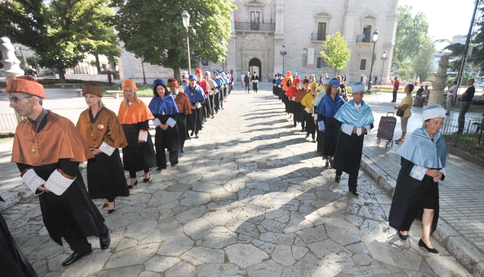 En su discurso, el rector Antonio Largo ha destacado el esfuerzo realizado por la universidad vallisoletana en materia de transparencia