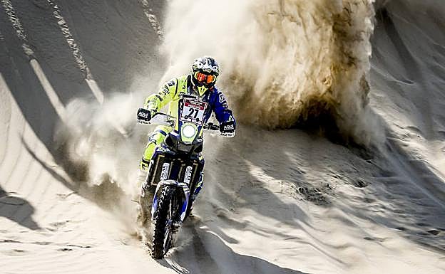 Santolino, durante la prueba. 