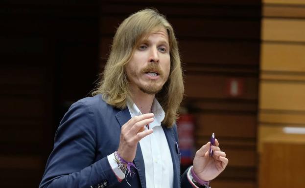 Pablo Fernández, secretario general de Podemos en Castilla y Leon.