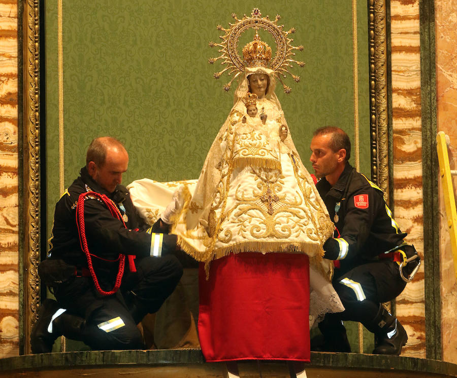 Fotos: La Virgen de la Fuencisla llega a la catedral para su novenario
