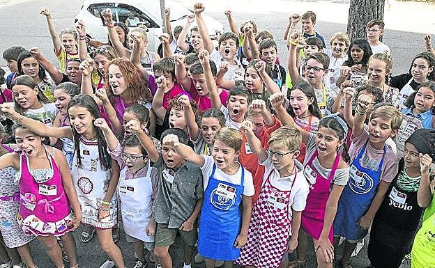 Jóvenes participantes en el casting de 'Masterchef Junior 6'. 