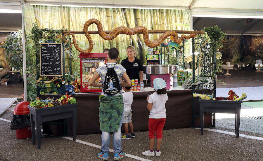 Fotos: Exposición de dinosaurios animatrónicos en el Ferial