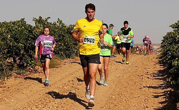 Rafael Gómez en un momento de la carrera