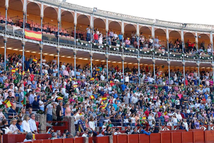 Exhibición de la Guardia Civil en la Plaza de Toros de La Glorieta de Salamanca