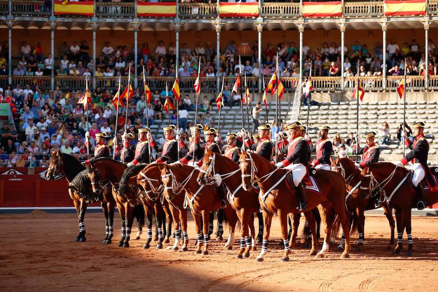 Exhibición de la Guardia Civil en la Plaza de Toros de La Glorieta de Salamanca