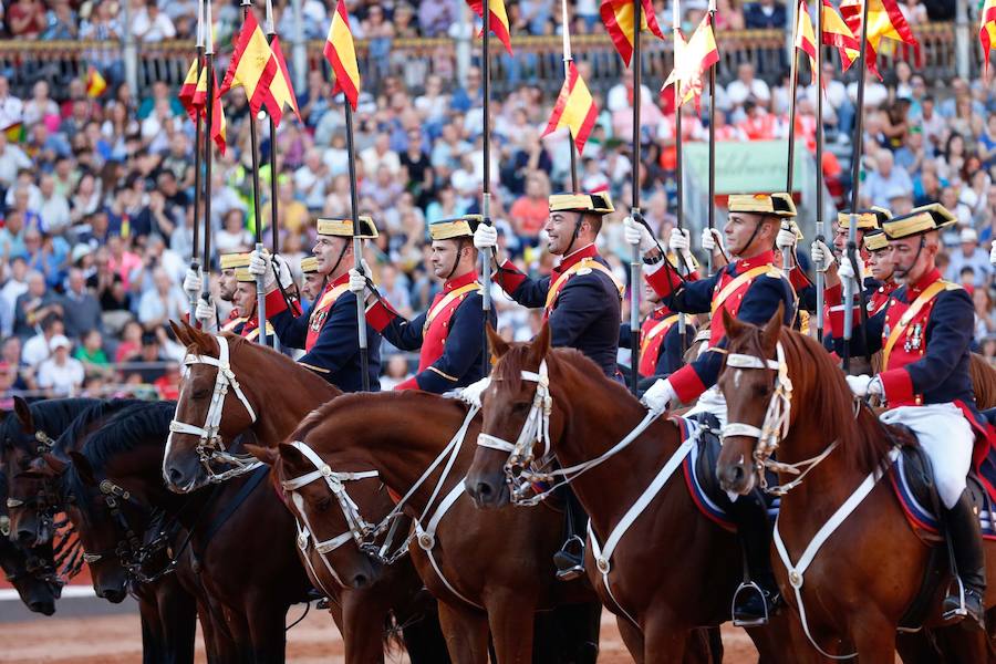 Exhibición de la Guardia Civil en la Plaza de Toros de La Glorieta de Salamanca