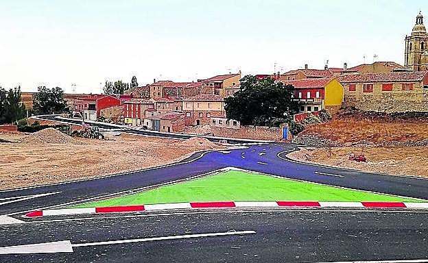 Variante desde la rotonda de la carretera de La Santa Espina. M. G. M.