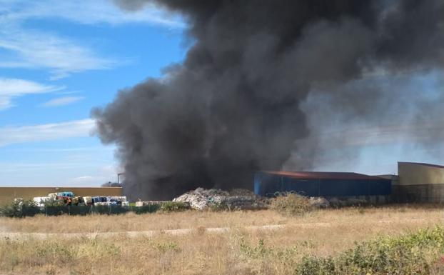 Galería. Imagen del incendio.