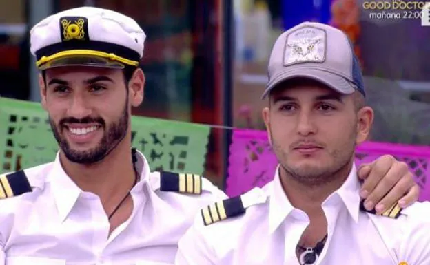 Asraf junto Omar Montes, en 'Gran Hermano Vip'. 