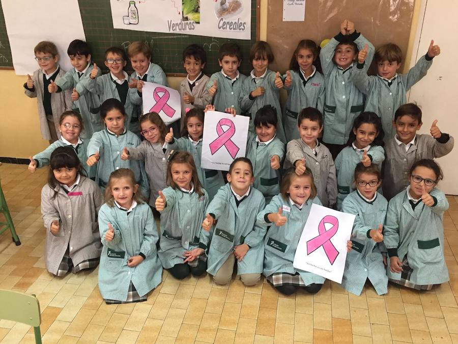 Fotos: El colegio Santa Teresa de Jesús de Valladolid se une a la lucha contra el cáncer de mama