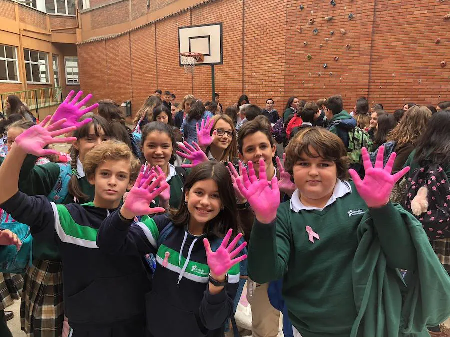 Fotos: El colegio Santa Teresa de Jesús de Valladolid se une a la lucha contra el cáncer de mama